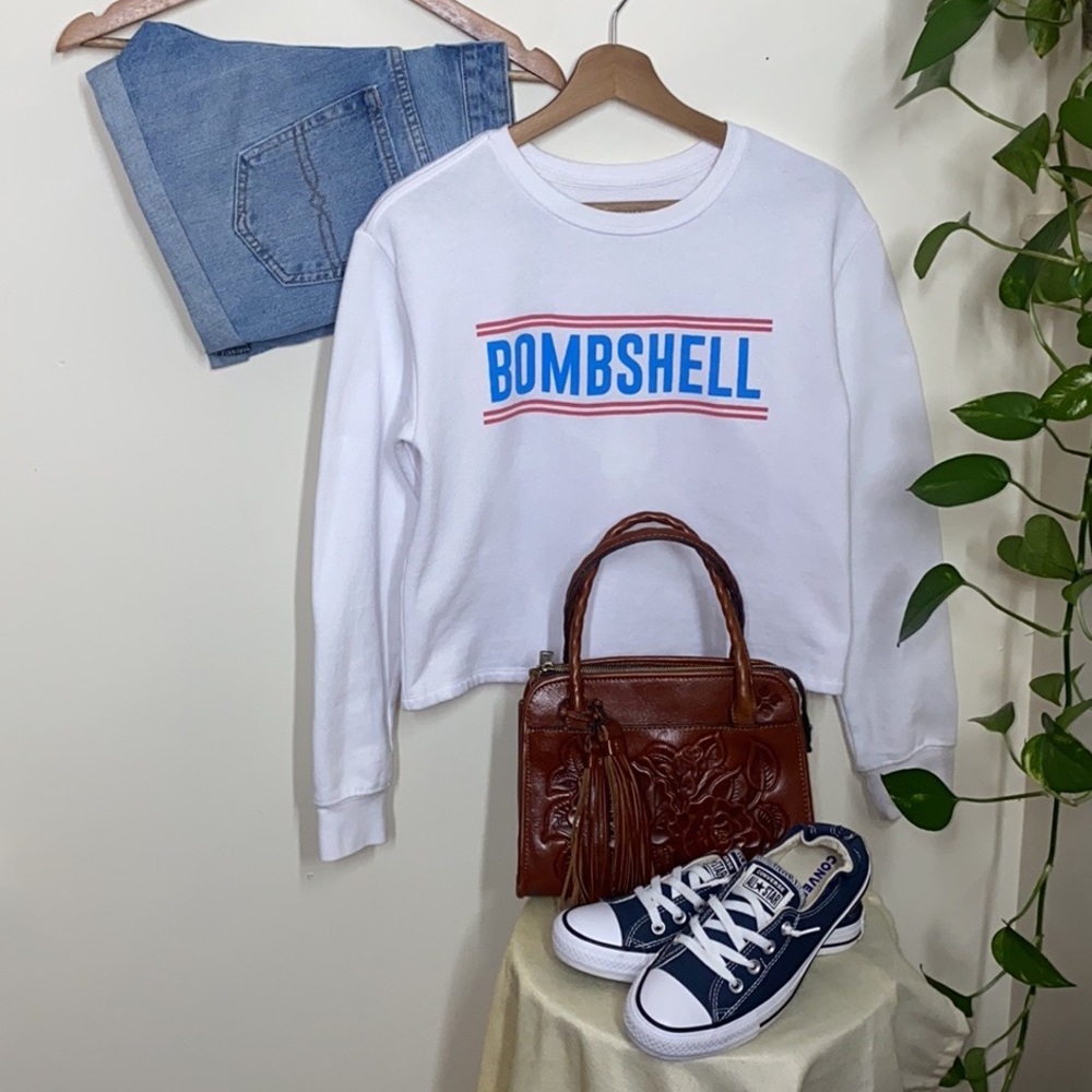 Bombshell Graphic Pullover Sweatshirt